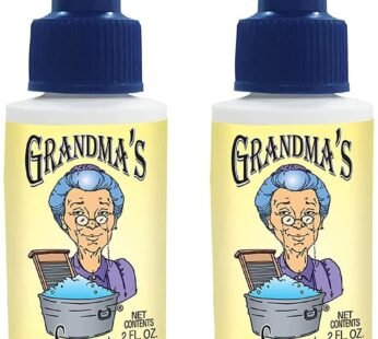 Grandma’s Secret Spot Remover for Clothes – Chlorine, Bleach and Toxin-Free – Fabric Stain Remover Removes Oil, Paint, Blood and Pet Stains ? 2 Ounce, Pack of 2