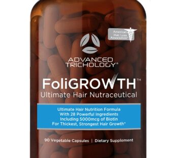 FoliGROWTH? Hair Growth Supplement for Thicker Fuller Hair | Approved* by the American Hair Loss Association | Revitalize Thinning Hair, Backed by 20 Years of Experience in Hair Loss Treatment Clinics
