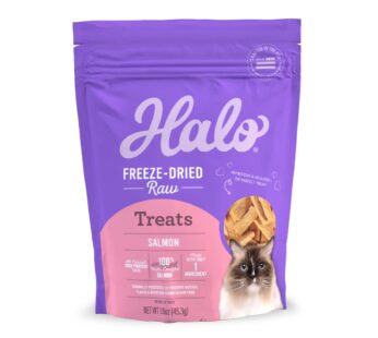 Halo 100% Wild Caught Salmon Freeze-Dried Raw Treats 1.6 oz.