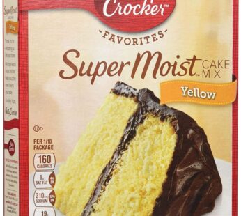 Betty Crocker Super Moist Yellow Cake Mix, 15.25 oz, 2 pk