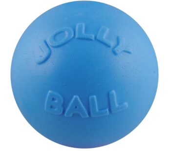 Jolly Pets Bounce-n-Play Dog Toy Ball, 6 Inches, Blueberry, All Breed Sizes