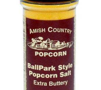 Amish Country Popcorn | Ballpark ButterSalt Popcorn Salt – 6 oz Bottle | Old Fashioned, Non-GMO and Gluten Free (6 oz Bottle)