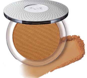 PUR Beauty 4-in-1 Pressed Mineral Makeup Powder Foundation with SPF 15 – Concealer & Finishing Compact Pressed Powder for Face – Buildable Medium to Full Coverage Foundation Powder (Golden Dark)