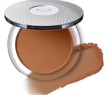 PUR Beauty 4-in-1 Pressed Mineral Makeup Powder Foundation with SPF 15 – Concealer & Finishing Compact Pressed Powder for Face – Buildable Medium to Full Coverage Foundation Powder (Deeper)