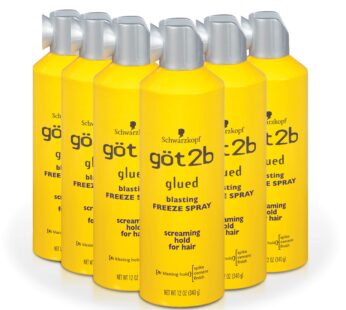 Got2b Glued Blasting Freeze Hairspray Aero, 12 Ounce (Pack of 6)