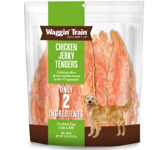 Waggin’ Train Limited Ingredient, Grain Free Dog Treat, Chicken Jerky Tenders – 11 oz. Pouch