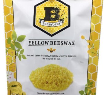 Beesworks Yellow Beeswax Pellets (1 lb) | 100% Pure, Cosmetic Grade, Triple-Filtered Beeswax for DIY Skin care, Lip Balm, Lotion, and Candle Making
