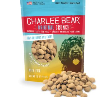 Charlee Bear Original Dog Treats, Chicken Liver, 16 oz
