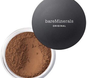 bareMinerals Original Loose Powder Foundation SPF 15, Lightweight Mineral Loose Powder Foundation Makeup, Buildable Coverage, Talc Free, Vegan (Golden Deep 28)