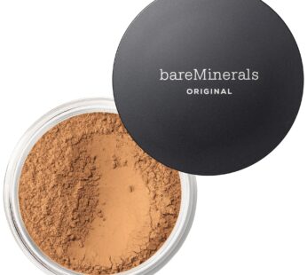 bareMinerals Original Loose Powder Foundation SPF 15, Lightweight Mineral Loose Powder Foundation Makeup, Buildable Coverage, Talc Free, Vegan (Warm Tan 22)