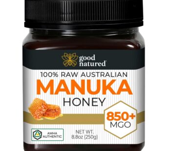 Manuka Honey MGO 850+ / UMF 20+ High Strength Manuka Honey Medical Grade – Non GMO – Raw Manuka Honey – Manuka Honey Organic – AMHA Certified Honey Manuka – 250g by Good Natured
