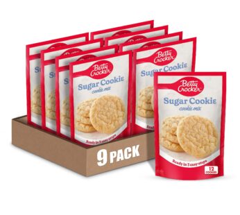 Betty Crocker Sugar Cookie Mix, Makes twelve (12) 2-inch Cookies, 6.25 oz. (Pack of 9)