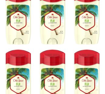 Old Spice Deodorant for Men Fiji with Palm Tree Scent Inspired by Nature, Fresher’s Collection – 3 Oz / 85g x 6 Pack