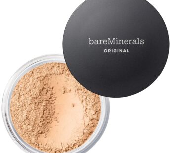 bareMinerals Original Loose Powder Foundation SPF 15, Lightweight Mineral Loose Powder Foundation Makeup, Buildable Coverage, Talc Free, Vegan (Neutral Ivory 06)