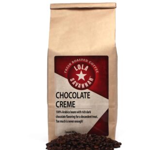 Lola Savannah Chocolate Creme Whole Bean Caffeinated Coffee, 2lb