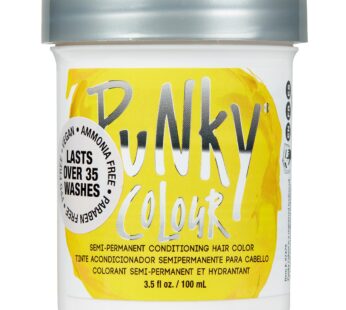 Punky Bright Yellow Semi Permanent Conditioning Hair Color, 3.5oz