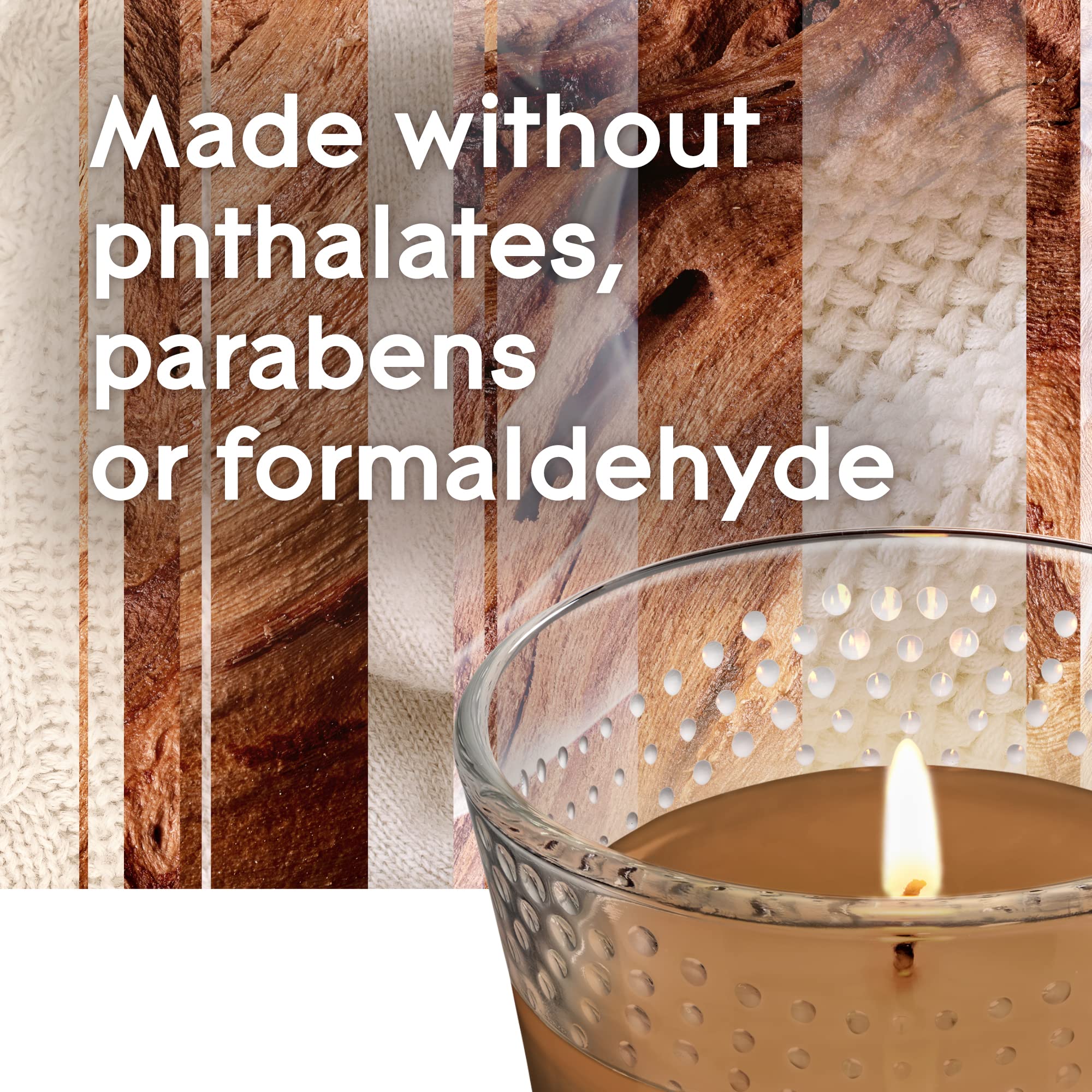 Glade Candle Jar, Air Freshener, Cashmere Woods, 3.4 Oz, 2 Count - Image 6