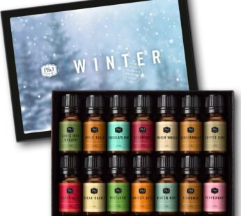 P&J Trading Fragrance Oil Winter Set | Candle Scents for Candle Making, Freshie Scents, Soap Making Supplies, Diffuser Oil Scents