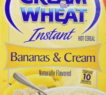 Cream of Wheat Instant Hot Cereal, Bananas and Cream, 1.23 Ounce, 10 Packets