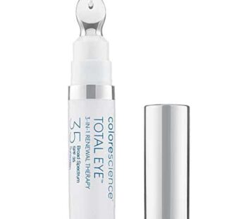 Colorescience Total Eye 3-in-1 Renewal Therapy, 0.23 Fl Oz, Medium