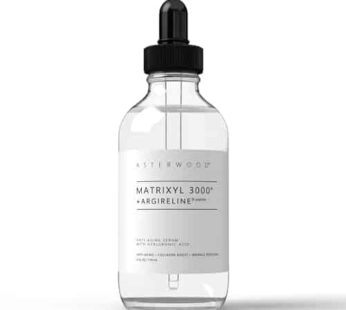 ASTERWOOD Matrixyl 3000 + Argireline Serum with Hyaluronic Acid – Anti-Aging and Anti-Wrinkle – Not Your Ordinary Peptides Serum For Face, 118ml/4 oz