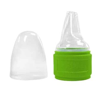 green sprouts Spout Adapter for Water Bottle, Quickly Converts a Standard Bottle into a Sippy Cup, Collar Fits Two Bottle Sizes, One Size