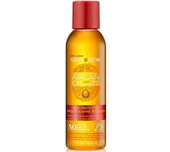 Creme of Nature, Argan Oil for Hair, Smooth & Shine Hair Polisher, Argan Oil of Morocco for Anti Frizz Control, 4 Fl Oz
