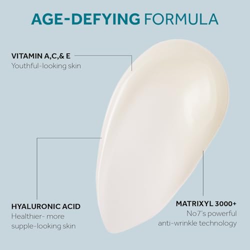 No7 Protect & Perfect Intense Advanced Serum - Anti-Aging Face Serum that Visibly Smoothes & Firms Fine Lines and Wrinkles - Formulated with Hyaluronic Acid and Matrix 3000+ Technology (1.69 Fl Oz) - Image 6