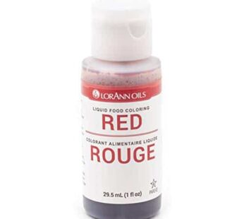 LorAnn Red Liquid Food Color, 1 ounce squeeze bottle