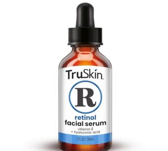 TruSkin Retinol Serum for Face ? Gentle Anti-Aging Serum with Retinol, Hyaluronic Acid, and Vitamin E for A More Youthful Feel ? Skin Care Made to Improve Fine Lines, Wrinkles, 1 fl oz