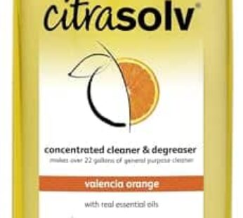 Citra Solv – Concentrated Household Cleaner & Degreaser – Valencia Orange Scent – 16 Fl Oz, Natural Ingredients, Non-Toxic, Biodegradable, Made in USA