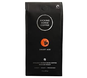 Kicking Horse Coffee, Smart Ass, Medium Roast, Whole Bean, 10 oz