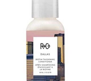 R+Co Dallas Biotin Thickening Conditioner | Weightless Hydration, Strengthens + Enhances Shine | Vegan + Cruelty-Free | 1.7 Oz