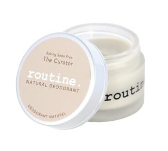 Routine Natural Deodorant The Curator (Baking Soda Free) Deo Jar | 2 Fluid Oz. Natural Deodorant | Aluminum Free Natural Deodorant For Women & Men (Cream Jar Formula)