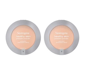 Neutrogena Healthy Skin Pressed Makeup Powder Compact with Antioxidants & Pro Vitamin B5, Evens Skin Tone, Minimizes Shine & Conditions Skin, Medium 40,.34 oz (Pack of 2)