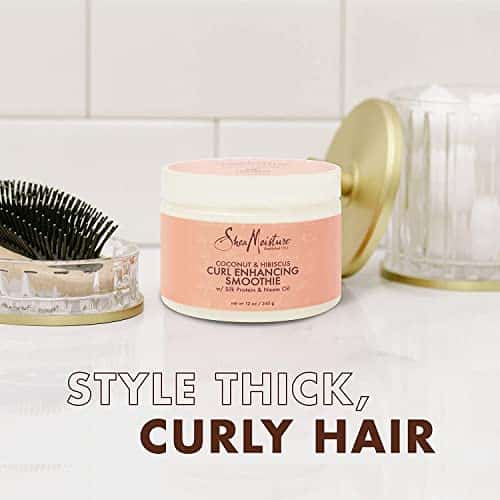 SheaMoisture Coconut & Hibiscus Curl Trio: Includes Curl & Shine Shampoo and CONDITIONER, Curl Enhancing Smoothie with Box - Image 6