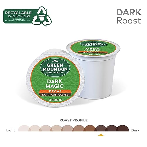 Green Mountain Coffee, Dark Magic Decaf, Single-Serve Keurig K-Cup Pods, Dark Roast, 48 Count (2 Boxes of 24 Pods) - Image 4