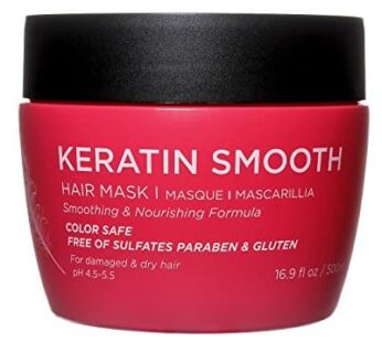 Luseta Keratin Smooth Hair Mask Hydrating & Nourishing for Dry Damaged Hair 16.9 oz