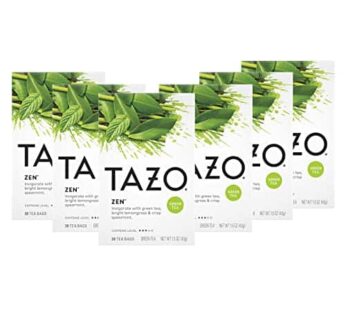 TAZO Tea Bags, Green Tea, Zen, 20 Count (Pack of 6)