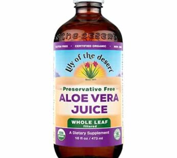 Lily of The Desert Aloe Vera Juice Whole Leaf, 16 Fluid Ounce