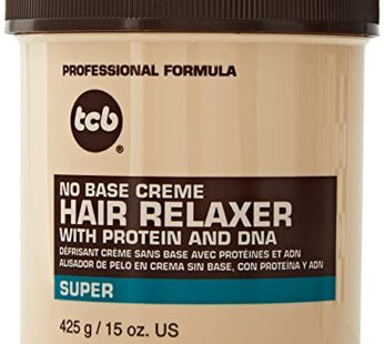 TCB No Base Creme Hair Relaxer with Protein and DNA Super 15.oz