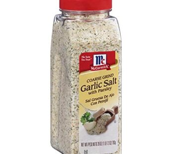 McCormick Coarse Grind Garlic Salt With Parsley, 28 oz