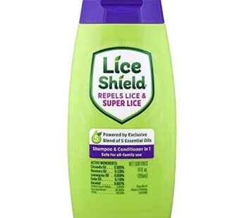 Lice Shield Shampoo & Conditioner in 1, Repels Lice and Super Lice, 10 fl oz