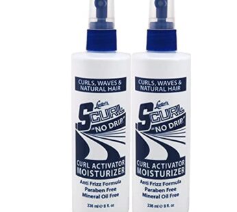 Lusters S-Curl Activator/Moisturizer No Drip 8 Ounce (235ml) (2 Pack)