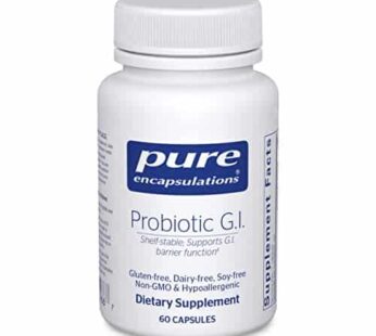 Pure Encapsulations Probiotic G.I. – Shelf Stable Probiotic for Intestinal Health & Gastrointestinal Support – with Lactobacillus & Bifidobacterium Probiotic – 60 Capsules