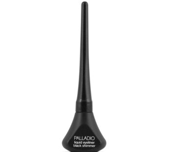 Palladio Liquid Eyeliner, Black Shimmer, Highly Pigmented, Waterproof, Smear-Proof, Includes Easy G Wand Applicator