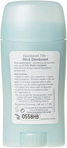 Lavilin Hypoallergenic Aluminum-Free Deodorant Stick for Women - Up to 72 Hours of Protection - Natural, Patented Formula - 60ml - Image 3