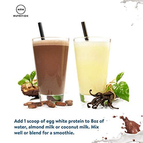 MRM Nutrition Egg White Protein | Vanilla Flavored | 23g Fat-Free Protein | with Digestive enzymes | Highest Biological Value | Clinically Tested | 20 Servings - Image 3