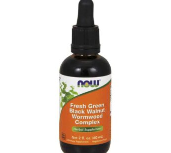 Now Foods Fresh Green Black Walnut Wormwood Complex, 2-Ounce