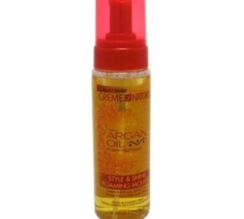 Creme Of Nature Argan Oil Style & Shine Foam Mousse, 7 Ounce (Pack of 3)